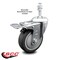 Service Caster 4 Inch Thermoplastic Rubber Swivel 10mm Stem Caster with Total Lock Brake SCC-TSTTL20S414-TPRB-M1015 - alternate 3